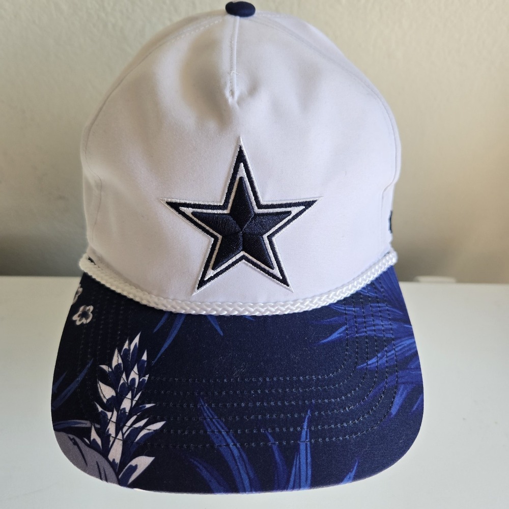 Dallas Cowboys '47 Hitch Ibiza‎ Floral Snapback Hat Cap Navy Blue Rope NEW